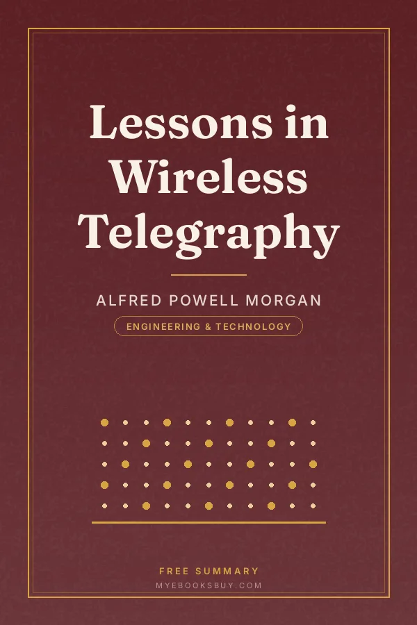 Cover of Lessons in Wireless Telegraphy