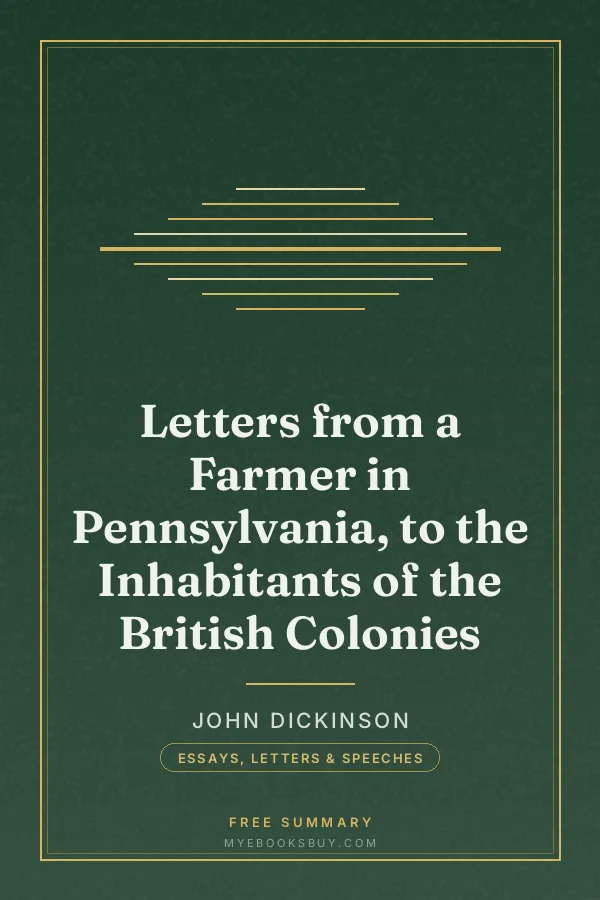 Cover of Letters from a Farmer in Pennsylvania, to the Inhabitants of the British Colonies