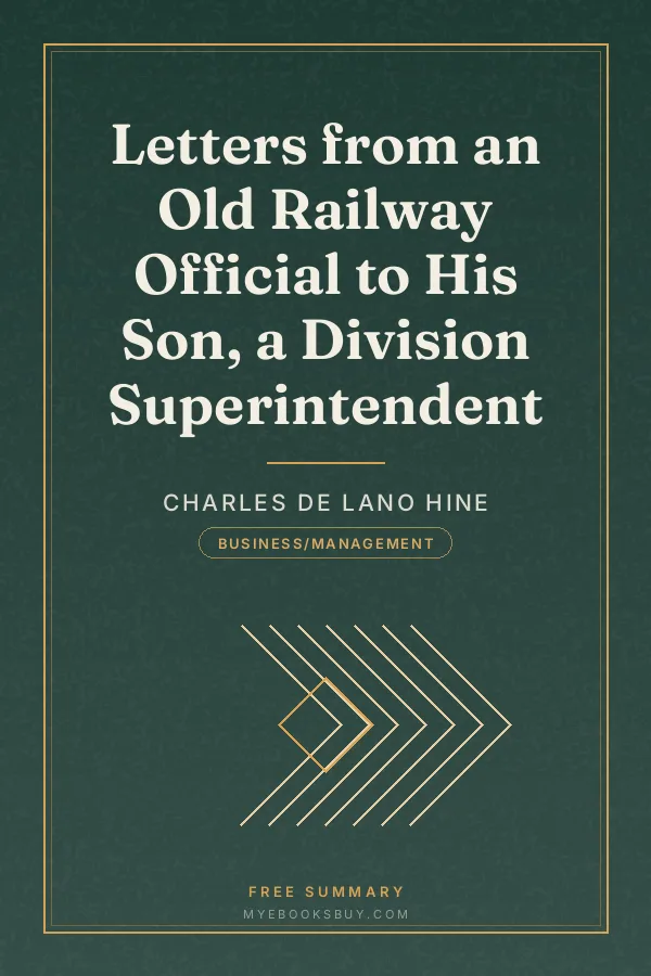 Cover of Letters from an Old Railway Official to His Son, a Division Superintendent