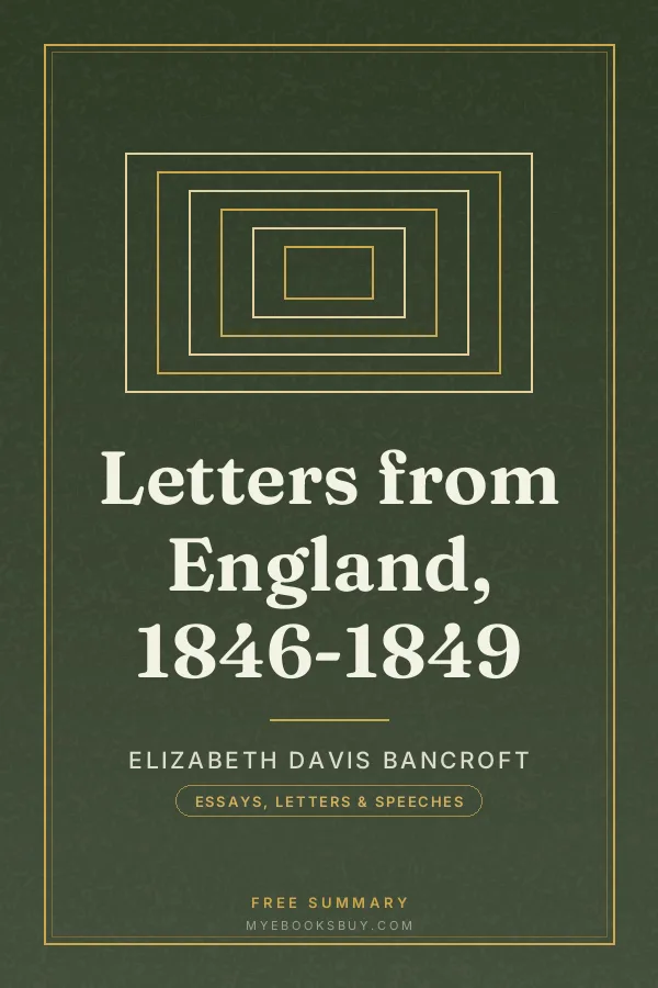 Cover of Letters from England, 1846-1849