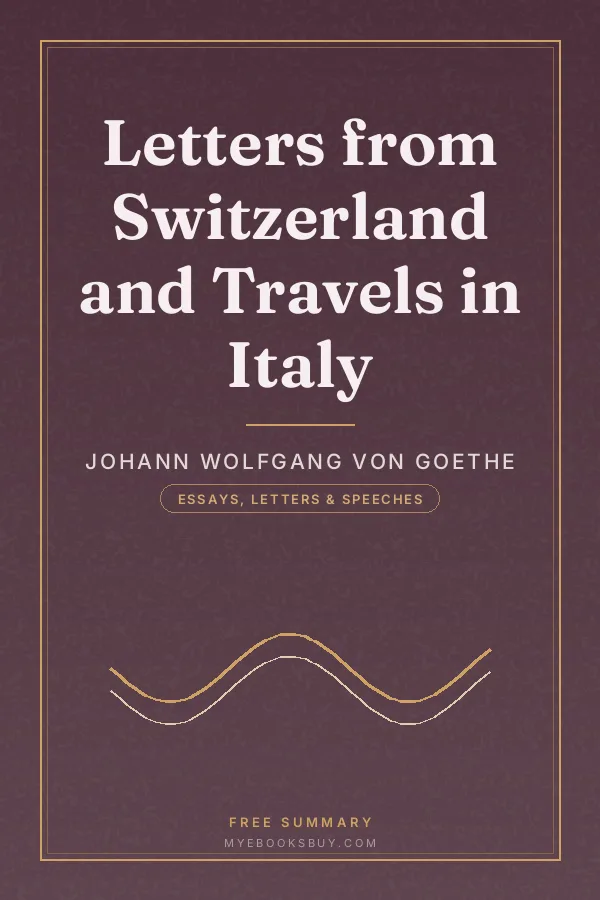 Cover of Letters from Switzerland and Travels in Italy