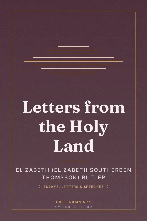 Cover of Letters from the Holy Land