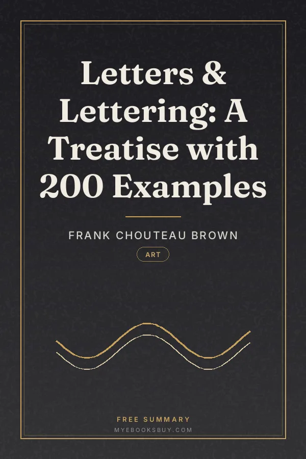 Cover of Letters & Lettering: A Treatise with 200 Examples
