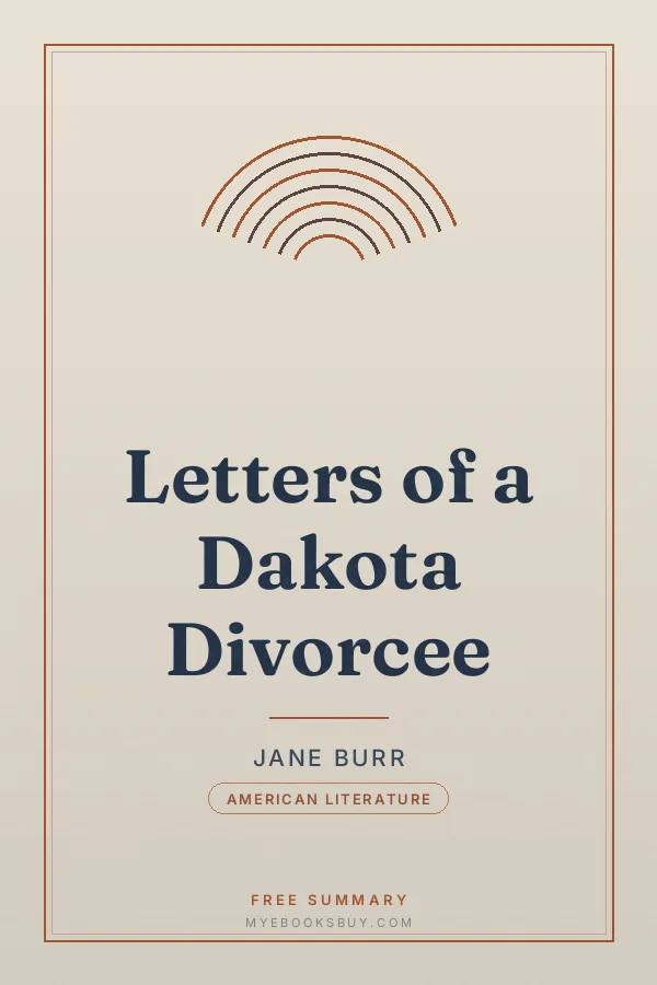 Cover of Letters of a Dakota Divorcee