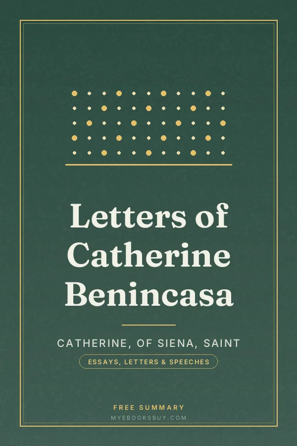 Cover of Letters of Catherine Benincasa