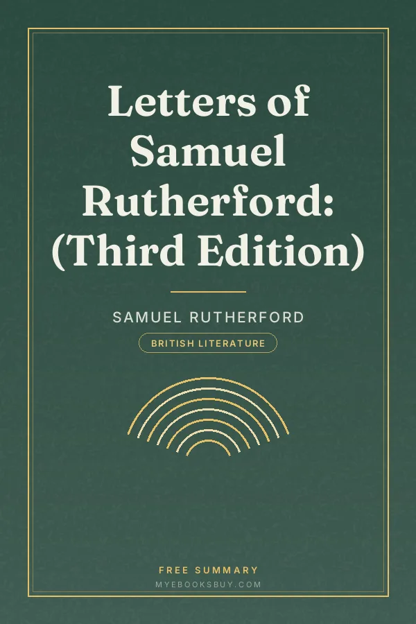 Cover of Letters of Samuel Rutherford: (Third Edition)
