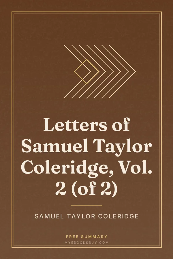 Cover of Letters of Samuel Taylor Coleridge, Vol. 2 (of 2)