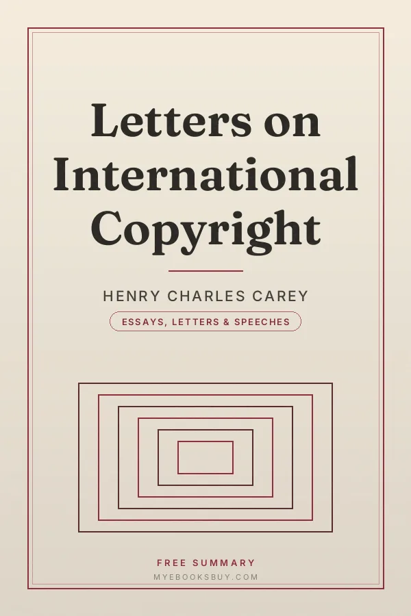 Cover of Letters on International Copyright