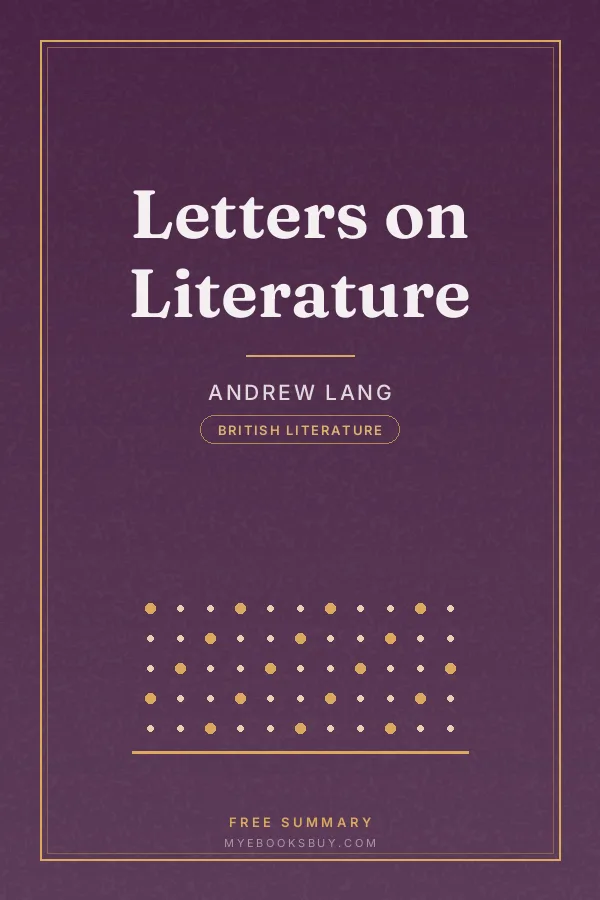 Cover of Letters on Literature