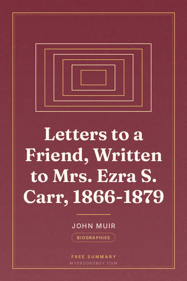 Cover of Letters to a Friend, Written to Mrs. Ezra S. Carr, 1866-1879