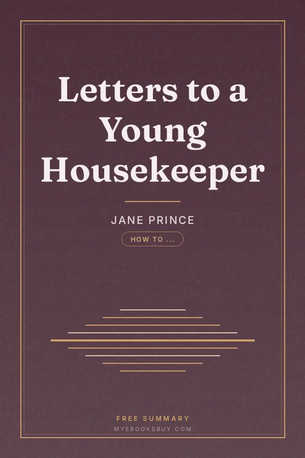 Cover of Letters to a Young Housekeeper