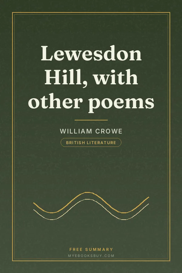 Cover of Lewesdon Hill, with other poems