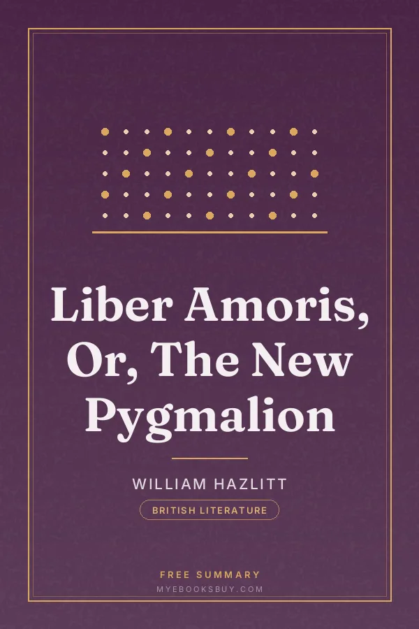 Cover of Liber Amoris, Or, The New Pygmalion
