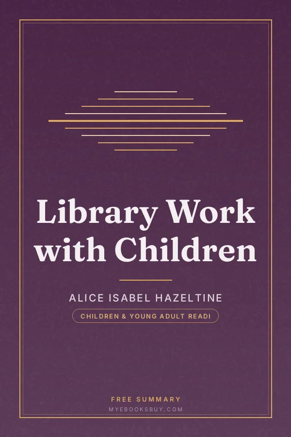 Cover of Library Work with Children