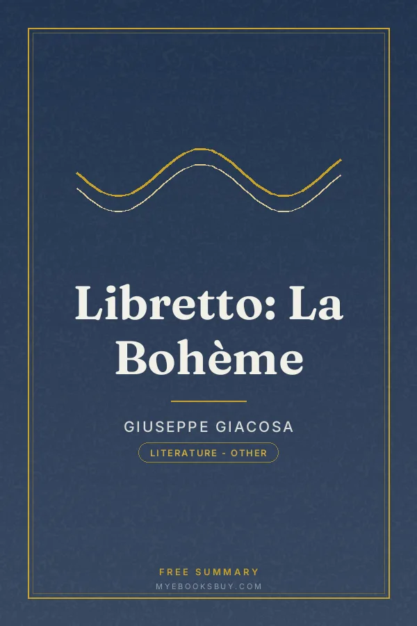 Cover of Libretto: La Bohème