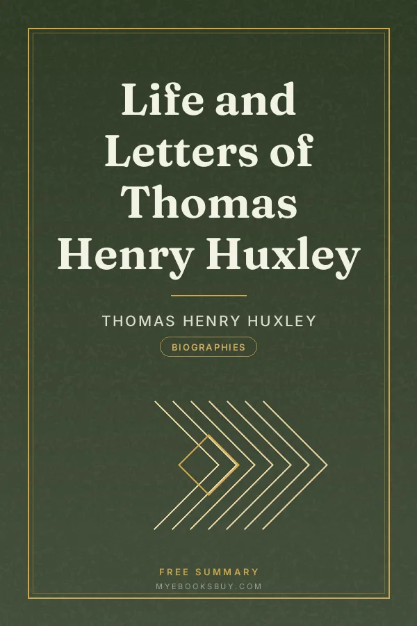 Cover of Life and Letters of Thomas Henry Huxley