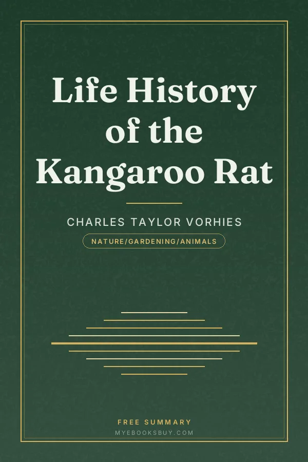 Cover of Life History of the Kangaroo Rat