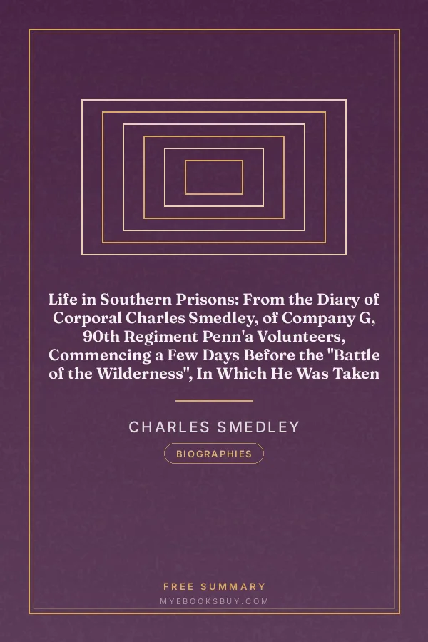 Cover of Life in Southern Prisons: From the Diary of Corporal Charles Smedley, of Company G, 90th Regiment Penn'a Volunteers, Commencing a Few Days Before the "Battle of the Wilderness", In Which He Was Taken Prisoner ... Also, a Short Description of the March to and Battle of Gettysburg, Together with a Biographical Sketch of the Author