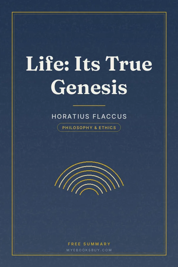 Cover of Life: Its True Genesis