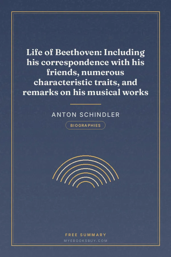 Cover of Life of Beethoven: Including his correspondence with his friends, numerous characteristic traits, and remarks on his musical works