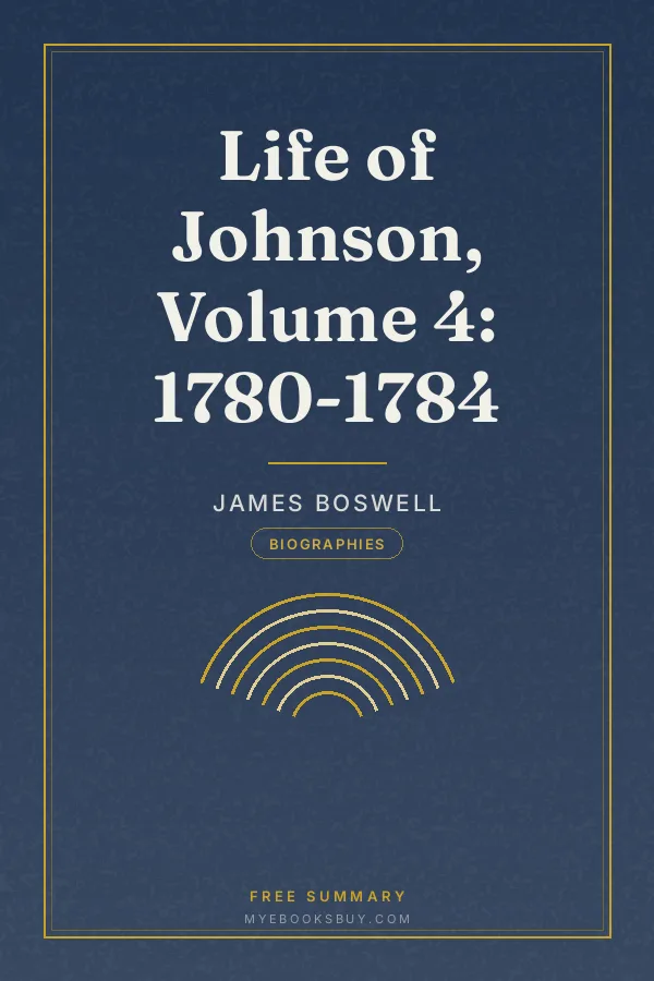 Cover of Life of Johnson, Volume 4: 1780-1784