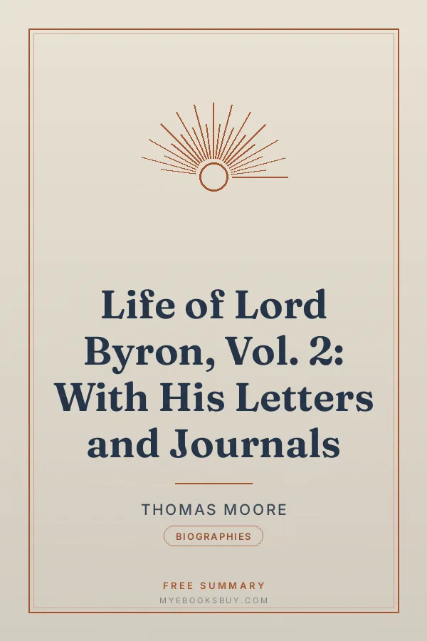 Cover of Life of Lord Byron, Vol. 2: With His Letters and Journals