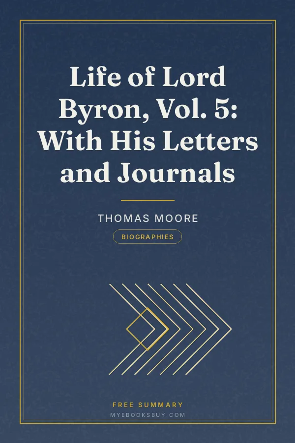 Cover of Life of Lord Byron, Vol. 5: With His Letters and Journals