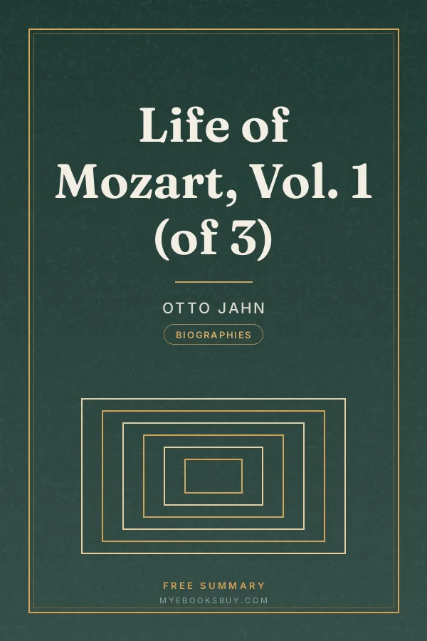 Cover of Life of Mozart, Vol. 1 (of 3)