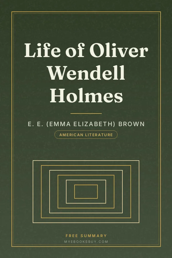 Cover of Life of Oliver Wendell Holmes
