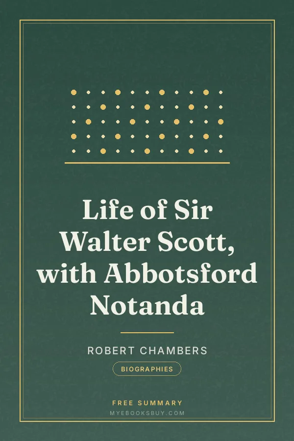 Cover of Life of Sir Walter Scott, with Abbotsford Notanda