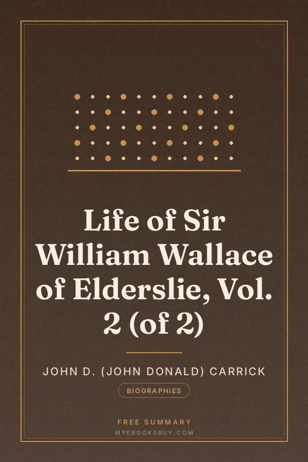Cover of Life of Sir William Wallace of Elderslie, Vol. 2 (of 2)