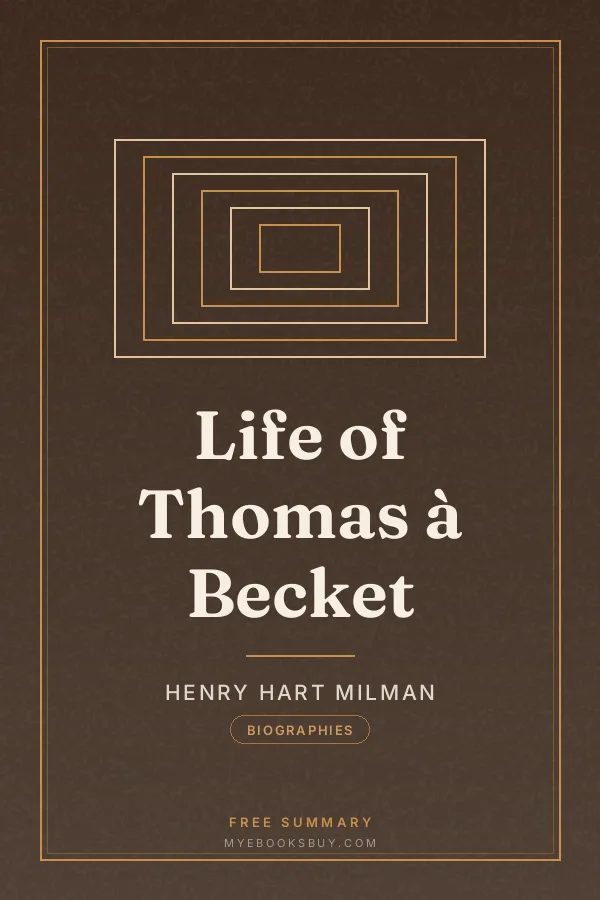 Cover of Life of Thomas à Becket