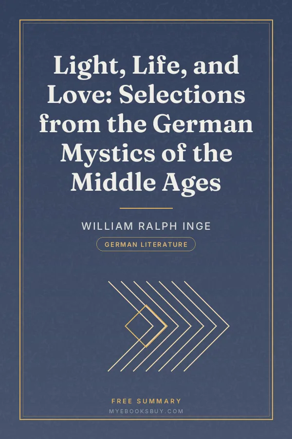 Cover of Light, Life, and Love: Selections from the German Mystics of the Middle Ages