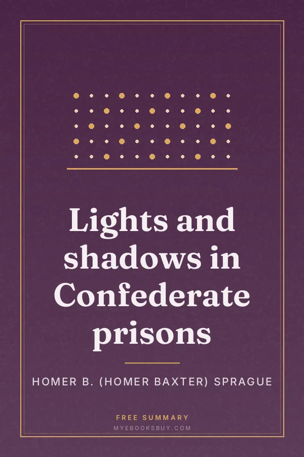 Cover of Lights and shadows in Confederate prisons