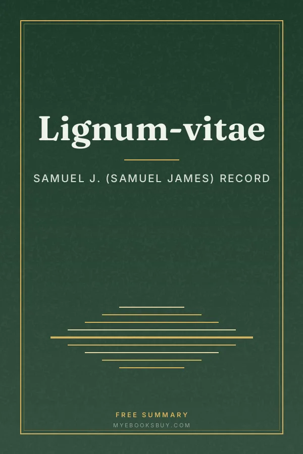 Cover of Lignum-vitae