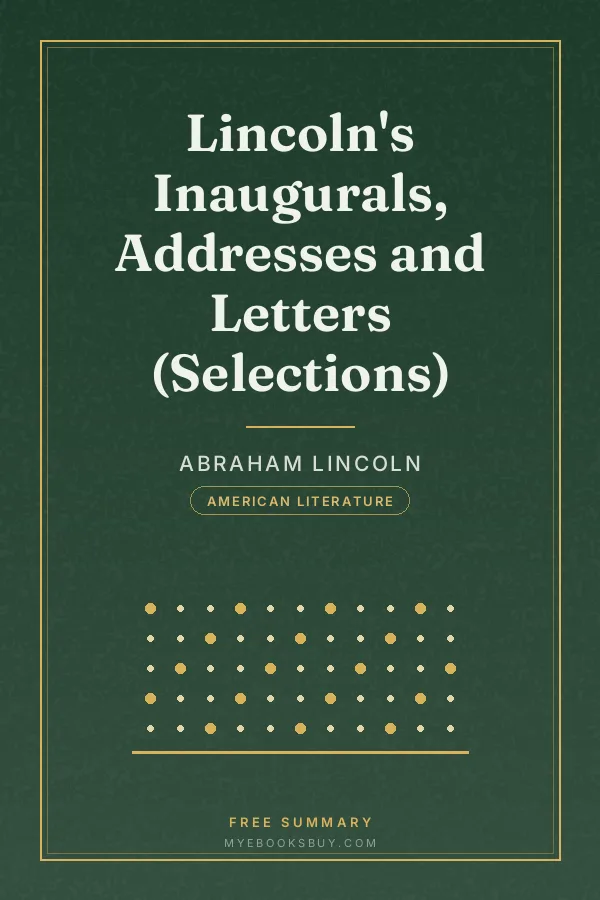 Cover of Lincoln's Inaugurals, Addresses and Letters (Selections)