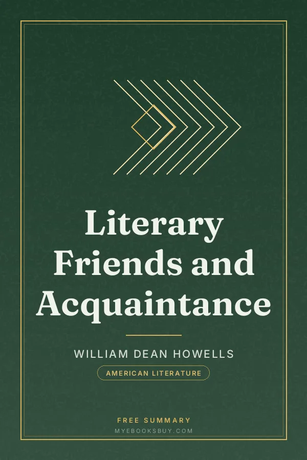 Cover of Literary Friends and Acquaintance