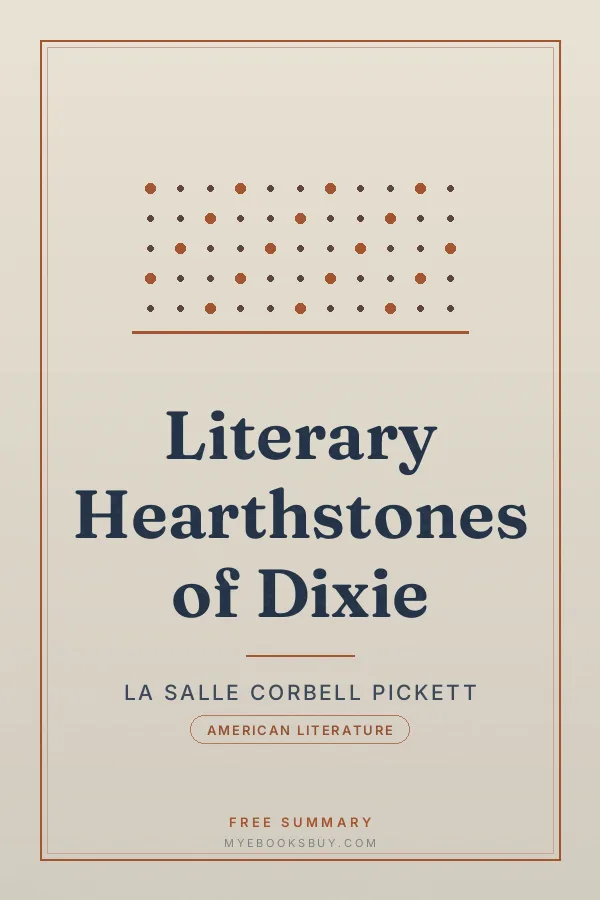 Cover of Literary Hearthstones of Dixie