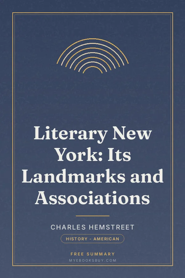 Cover of Literary New York: Its Landmarks and Associations