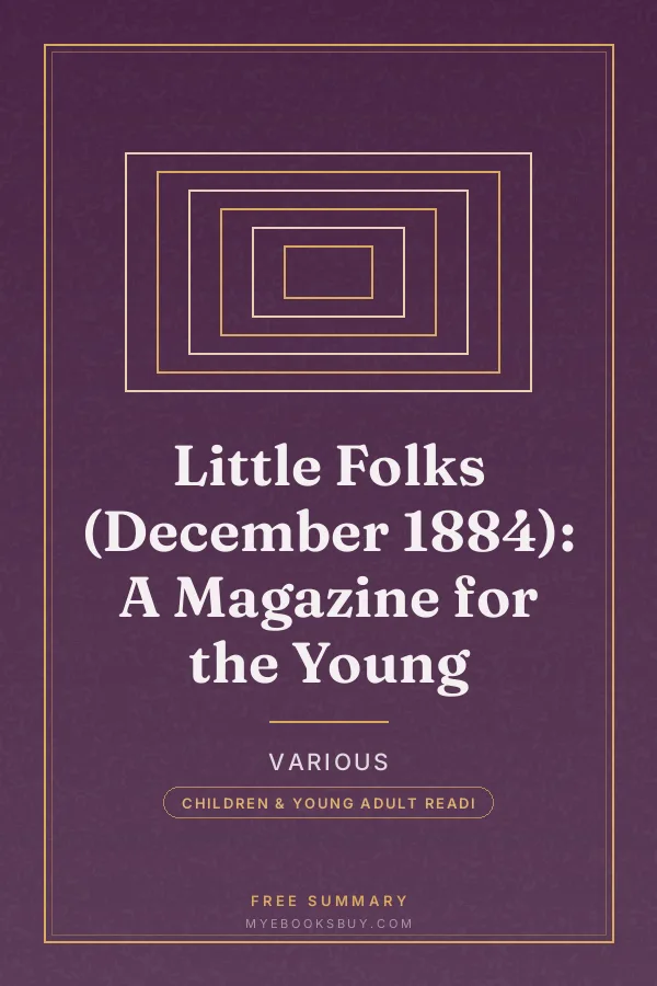 Cover of Little Folks (December 1884): A Magazine for the Young