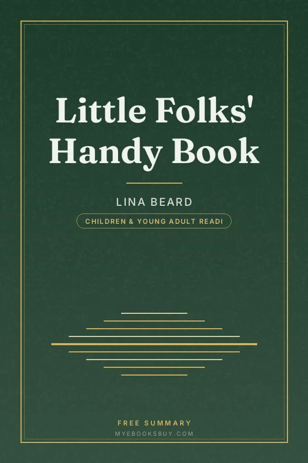Cover of Little Folks' Handy Book