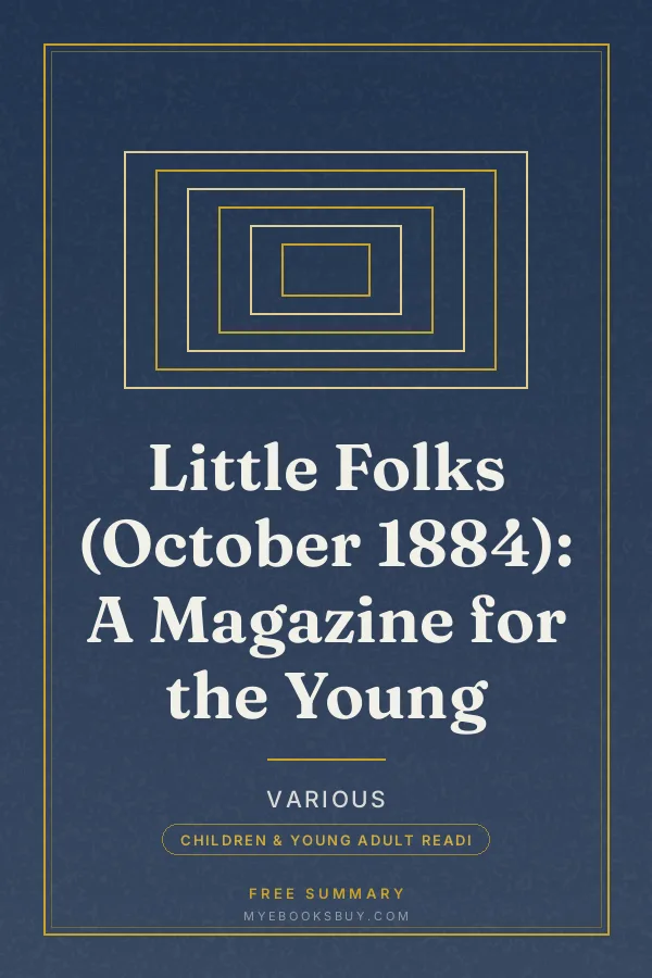Cover of Little Folks (October 1884): A Magazine for the Young