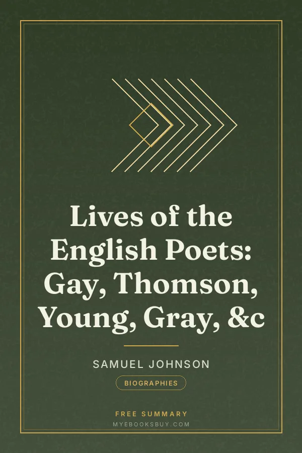 Cover of Lives of the English Poets: Gay, Thomson, Young, Gray, &c