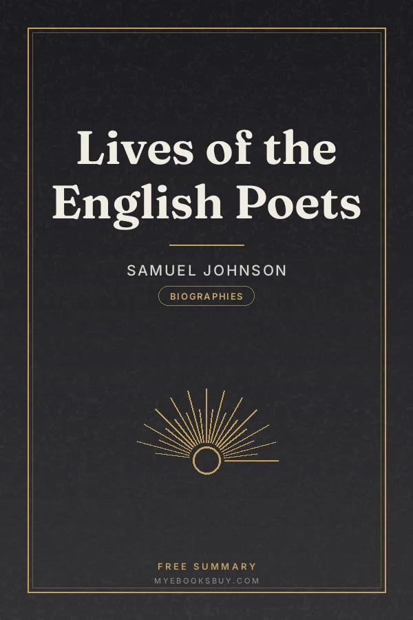 Cover of Lives of the English Poets