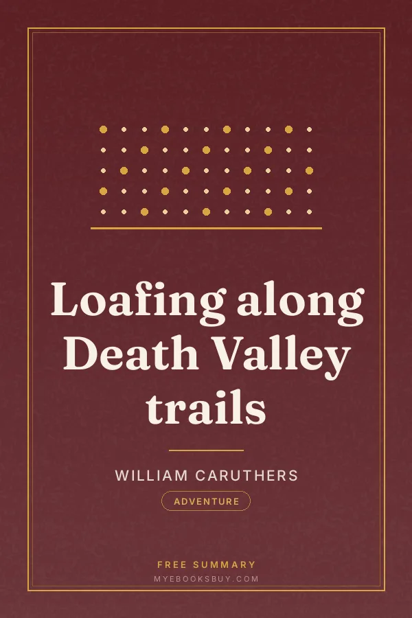 Cover of Loafing along Death Valley trails