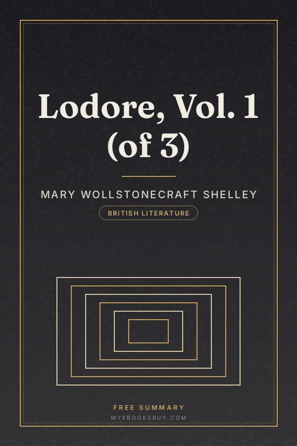Cover of Lodore, Vol. 1 (of 3)