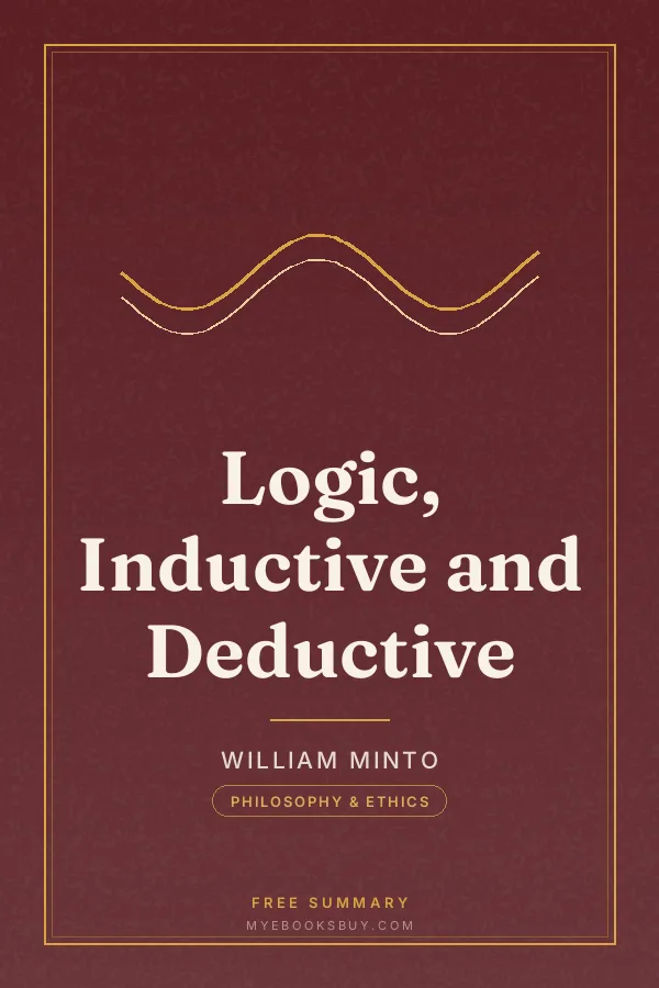 Cover of Logic, Inductive and Deductive