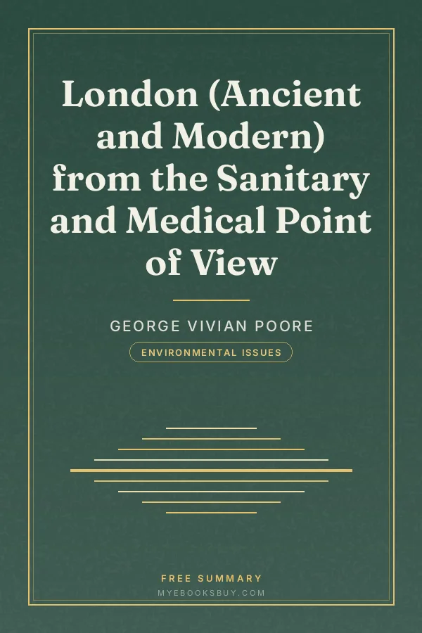 Cover of London (Ancient and Modern) from the Sanitary and Medical Point of View