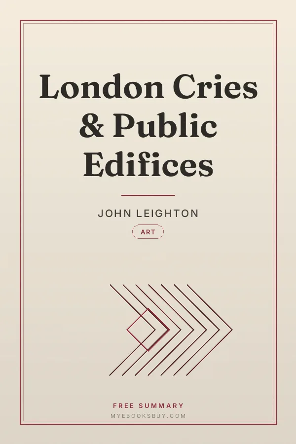 Cover of London Cries & Public Edifices