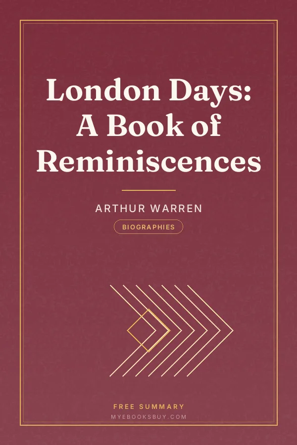 Cover of London Days: A Book of Reminiscences